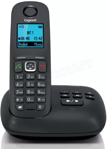 Téléphone fixe sans fil Gigaset A540A - 1 combiné (Noir) à prix bas