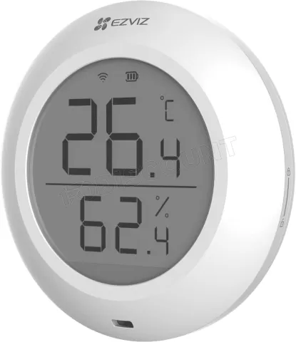 Photo de Thermostat connecté Ezviz T51C avec capteur d'humidité (Blanc)