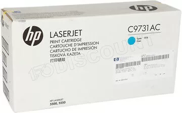 Photo de Toner Cyan HP 645A (C9731AC) - 12000 pages