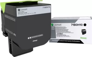 Photo de Toner Noir Lexmark 71B0H10 - 6000 pages