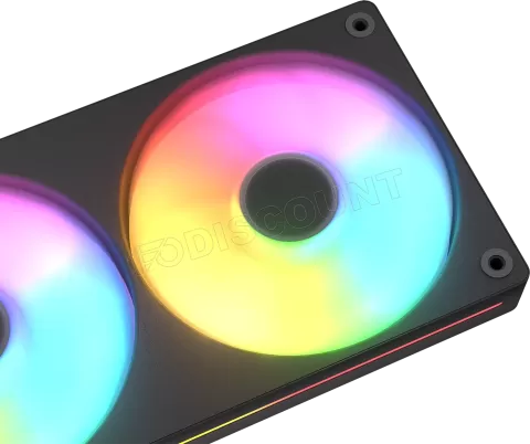 Photo de Triple Ventilateur de boitier Cougar Unity RGB - 360mm (Noir)