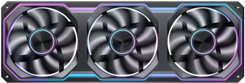 Photo de Triple Ventilateur de boitier Jonsbo  XA-360B RGB - 36cm (Noir)