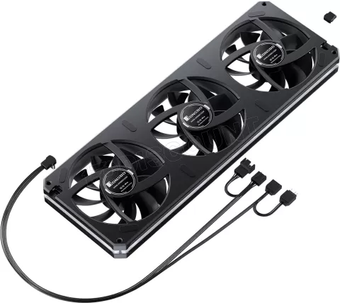 Photo de Triple Ventilateur de boitier Jonsbo  XA-360B RGB - 36cm (Noir)