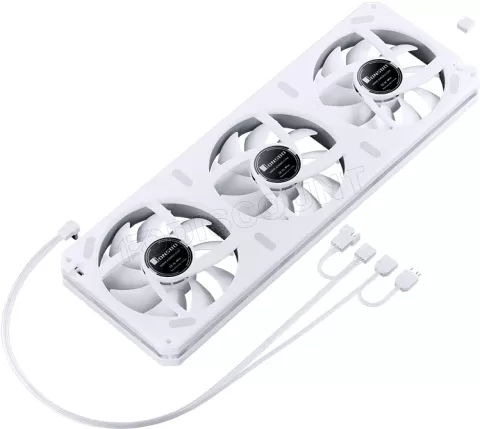 Photo de Triple Ventilateur de boitier Jonsbo  XA-360W Reverse RGB - 36cm (Blanc)
