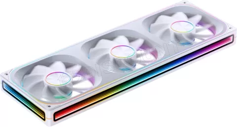 Photo de Triple Ventilateur de boitier Jonsbo  XA-360W Reverse RGB - 36cm (Blanc)