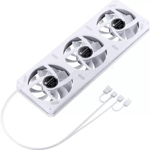 Photo de Triple Ventilateur de boitier Jonsbo  XA-360W RGB - 36cm (Blanc)