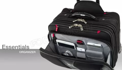 Photo de Trolley - Sacoche à Roulettes - Wenger Patriot (15,6'' max) (Noir)