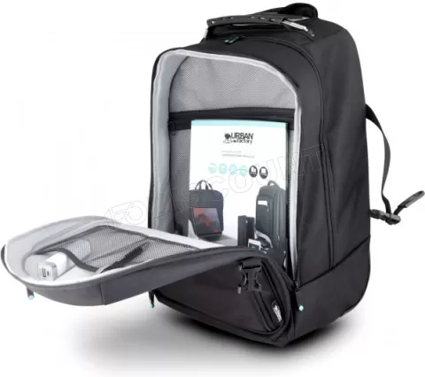 Photo de Trolley/Sac à Dos Urban Factory Heavee Travel 15,6''max (Noir)