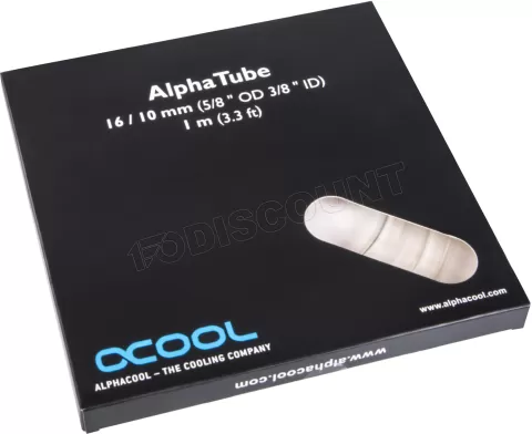 Photo de Tube pour Watercooling Alphacool AlphaTube Ultra Clear 10/16mm 1m (Transparent)