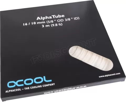 Photo de Tube pour Watercooling Alphacool AlphaTube Ultra Clear 10/16mm 3m (Transparent)