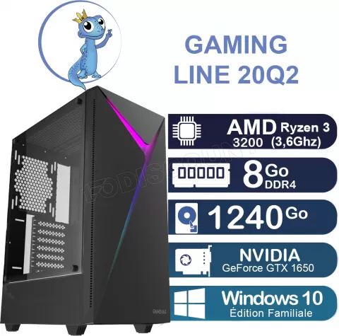 Photo de Unité centrale Gaming Line 20Q2 AMD Ryzen 3 3200G