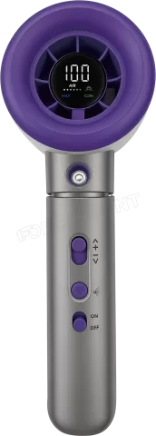 Photo de Ventilateur à main sur batterie Verbatim Cool'n'Go Aqua Breeze (Violet/Gris)