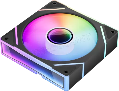 Photo de Ventilateur boitier 1stPlayer FC7 RGB - 12cm (Noir)