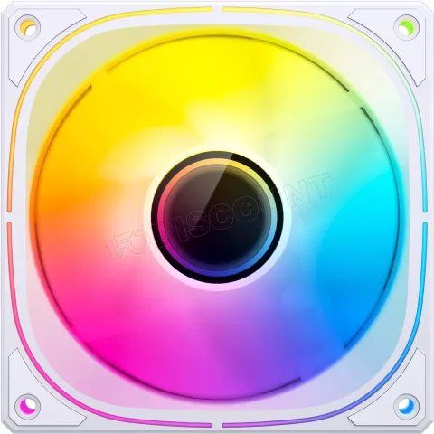 Photo de Ventilateur boitier Jonsbo FR-505 RGB - 12cm (Blanc)