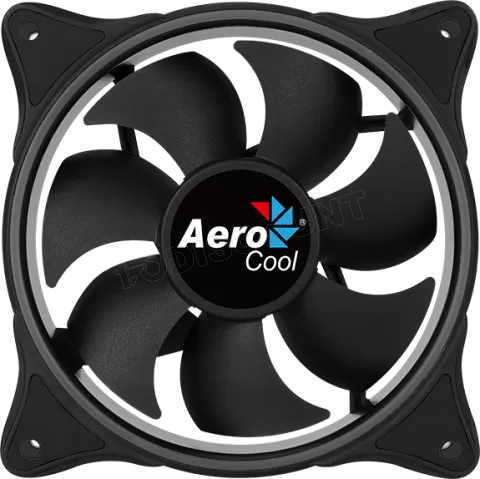 Photo de Ventilateur de boitier AeroCool Eclipse 12 RGB 12cm Noir)