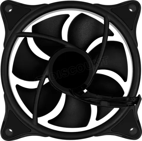 Photo de Ventilateur de boitier AeroCool Eclipse 12 RGB 12cm Noir)