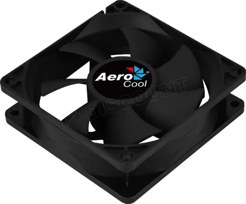 Photo de Ventilateur de boitier AeroCool Force 8cm (Noir)