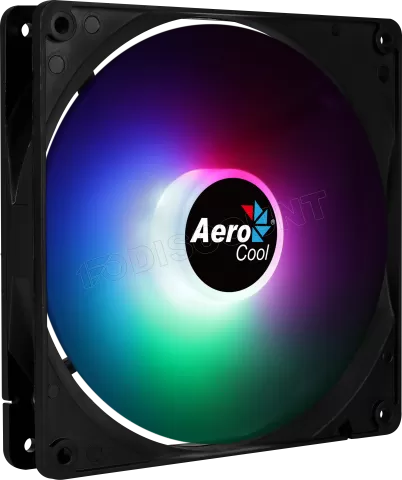 Photo de Ventilateur de boitier Aerocool Frost 14 RGB 14cm (Noir)