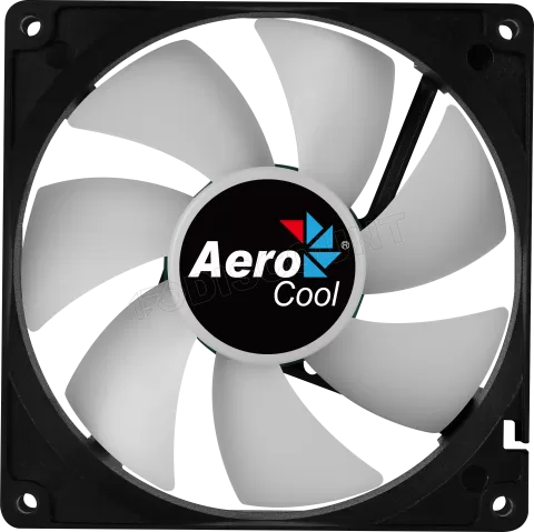 Photo de Ventilateur de boitier AeroCool Frost RGB 9cm (Noir)