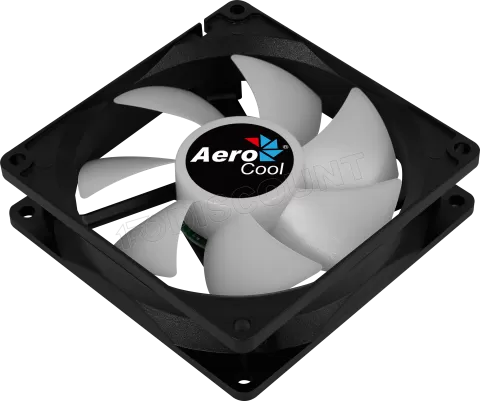 Photo de Ventilateur de boitier AeroCool Frost RGB 9cm (Noir)