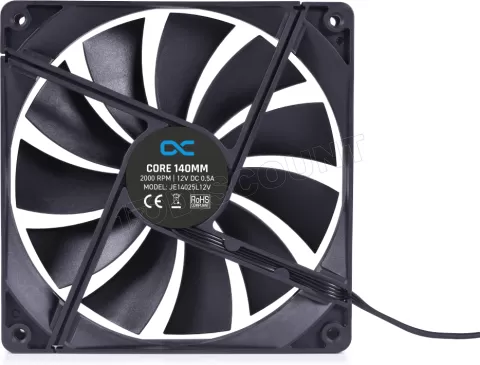 Photo de Ventilateur de boitier Alphacool Core 2000trs/mn - 14cm (Noir)