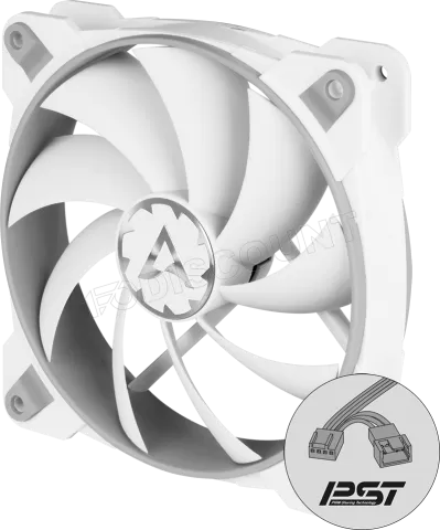 Photo de Ventilateur de boitier Arctic BioniX F120 - 12cm (Blanc/Gris)