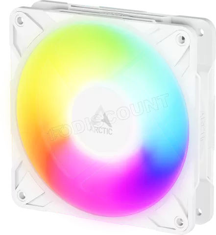 Photo de Ventilateur de boitier Arctic P12 Pro Reverse RGB - 12cm (Blanc)