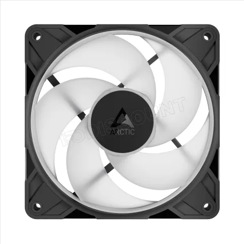 Photo de Ventilateur de boitier Arctic P12 Pro Reverse RGB - 12cm (Noir)