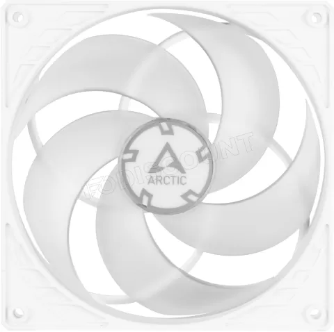 Photo de Ventilateur de boitier Arctic P14 PST - 14cm (Blanc/Transparent)