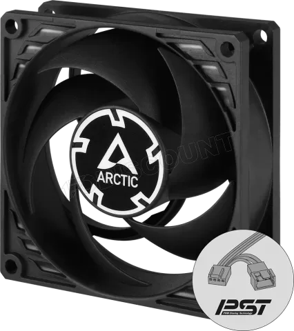Photo de Ventilateur de boitier Arctic P8 PST - 8cm (Noir)