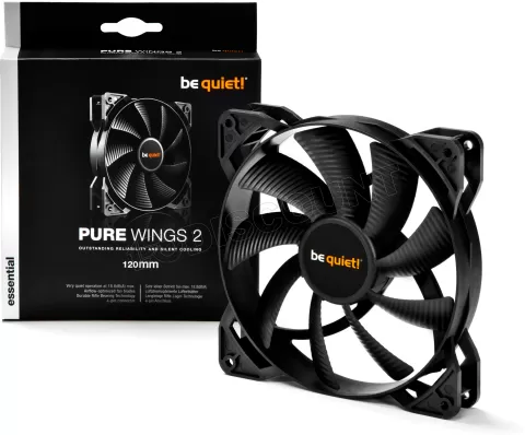 Photo de Ventilateur de boitier Be Quiet Pure Wings 2 - 12cm (Noir)