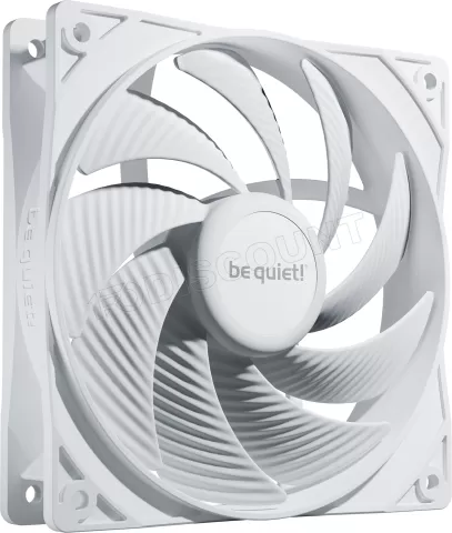 Photo de Ventilateur de boitier Be Quiet Pure Wings 3 Haute vitesse PWM 12cm (Blanc)