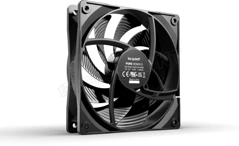 Photo de Ventilateur de boitier Be Quiet Pure Wings 3 Haute vitesse PWM 12cm (Noir)