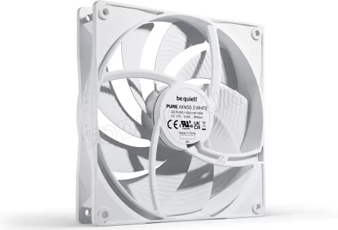 Photo de Ventilateur de boitier Be Quiet Pure Wings 3 Haute Vitesse PWM 14cm (Blanc)