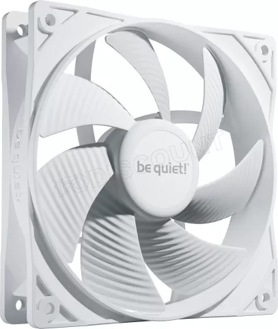 Photo de Ventilateur de boitier Be Quiet Pure Wings 3 PWM - 12cm (Blanc)