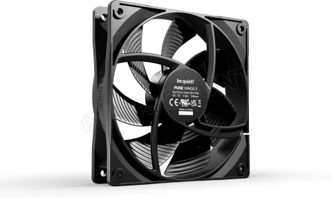 Photo de Ventilateur de boitier Be Quiet Pure Wings 3 PWM - 12cm (Noir)