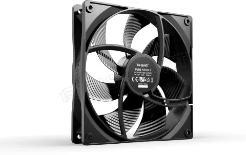 Photo de Ventilateur de boitier Be Quiet Pure Wings 3 PWM - 14cm (Noir)