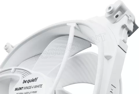 Photo de Ventilateur de boitier Be Quiet Silent Wings 4 PWM - 14cm (Blanc)