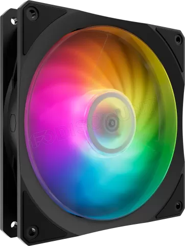 Photo de Ventilateur de boitier Cooler Master Mobius P Series RGB - 14cm (Noir)