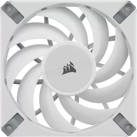 Photo de Ventilateur de boitier Corsair iCue AF Elite RGB - 12cm (Blanc)