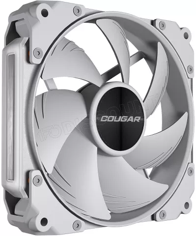 Photo de Ventilateur de boitier Cougar Apolar RGB - 12cm (Blanc)