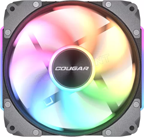 Photo de Ventilateur de boitier Cougar Apolar RGB - 12cm (Noir)