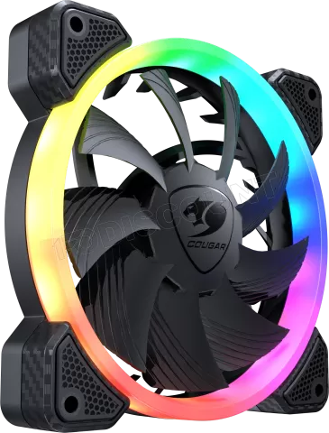 Ventilateur de boitier Cougar Vortex VK RGB 12cm (Noir) à prix bas