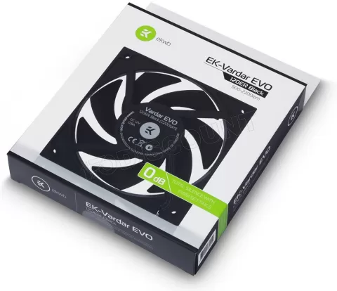 Photo de Ventilateur de boitier Ekwb EK-Vardar Evo 120ER BB 12cm (Noir)