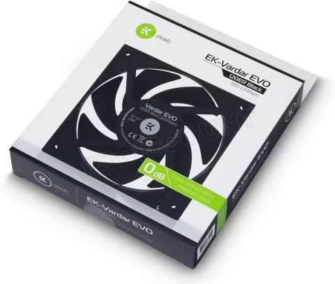 Photo de Ventilateur de boitier Ekwb EK-Vardar Evo 120ER RGB 12cm (Noir)