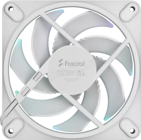 Photo de Ventilateur de boitier Fractal Design Momentum RGB - 12cm (Blanc)