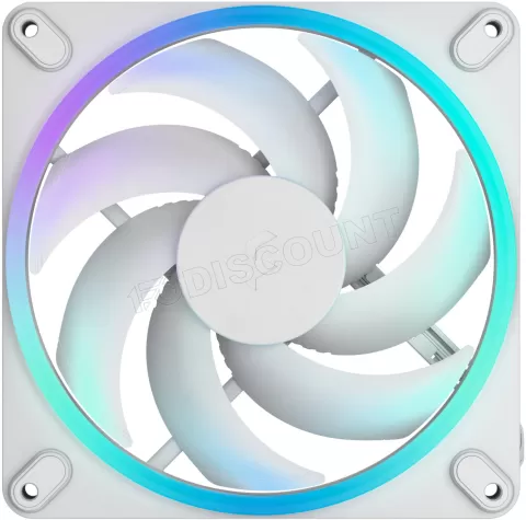Photo de Ventilateur de boitier Fractal Design Momentum RGB - 14cm (Blanc)