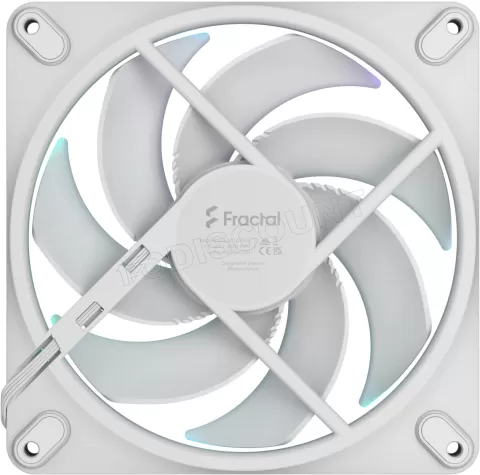 Photo de Ventilateur de boitier Fractal Design Momentum RGB - 14cm (Blanc)