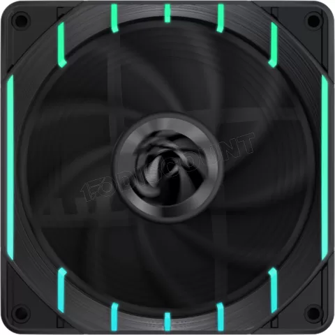 Photo de Ventilateur de boitier Gamemax Tornado T12 RGB - 12cm (Noir)