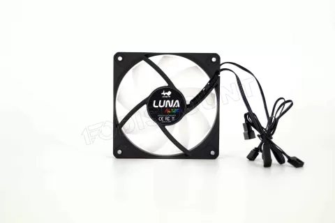 Photo de Ventilateur de boitier InWin Luna AL RGB - 12cm (Noir)